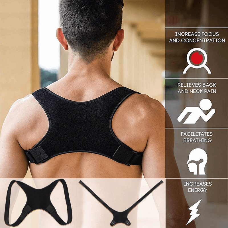 Posture Corrector – Adjustable Back & Shoulder Support