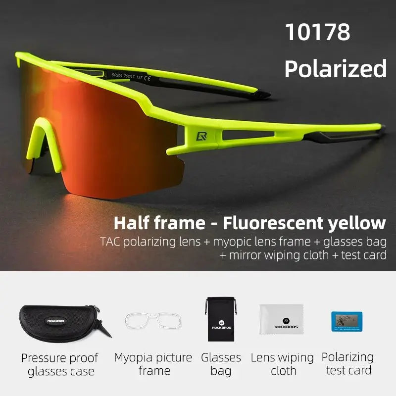ROCKBROS Photochromic Cycling Sports Glasses
