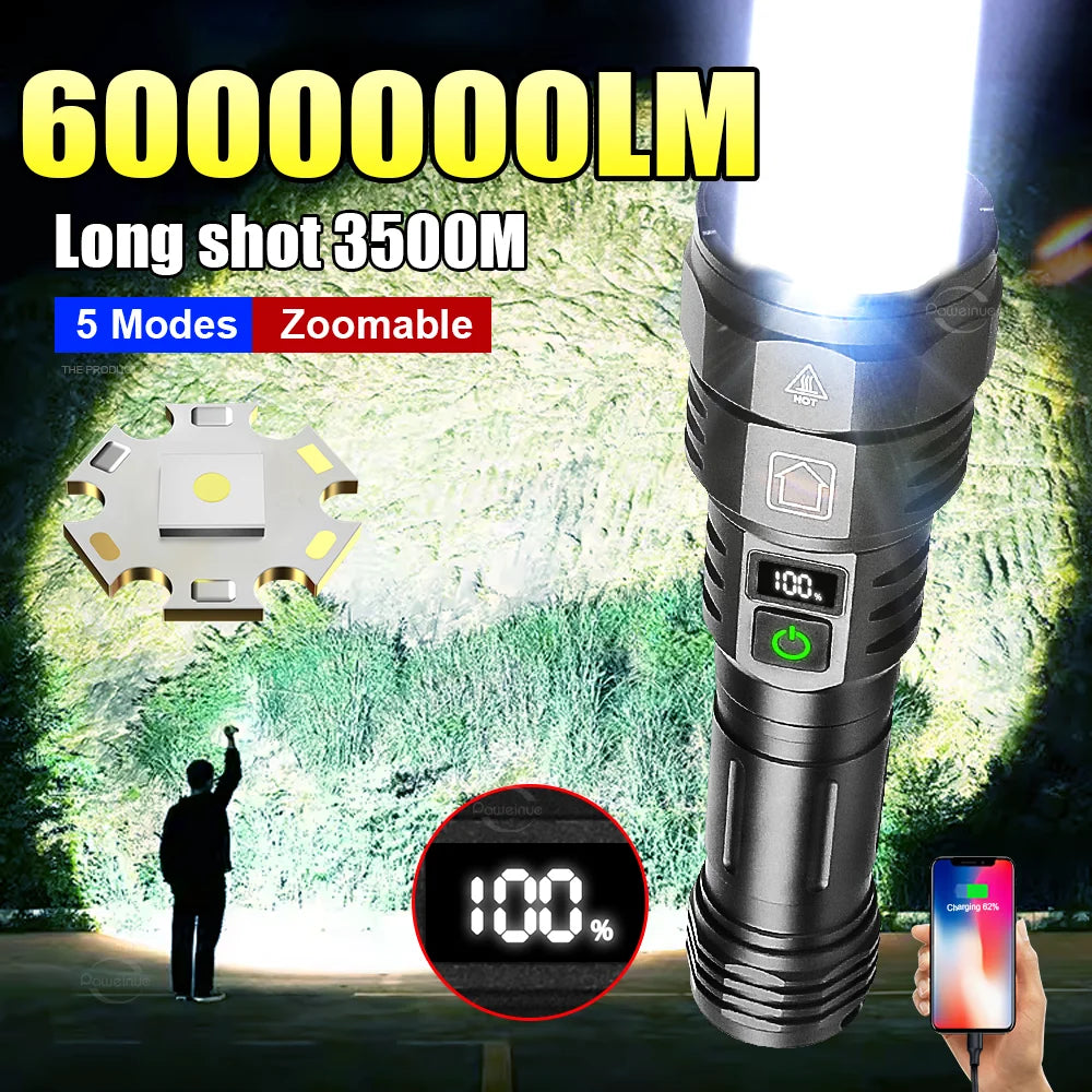 Rechargeable LED Flashlight
