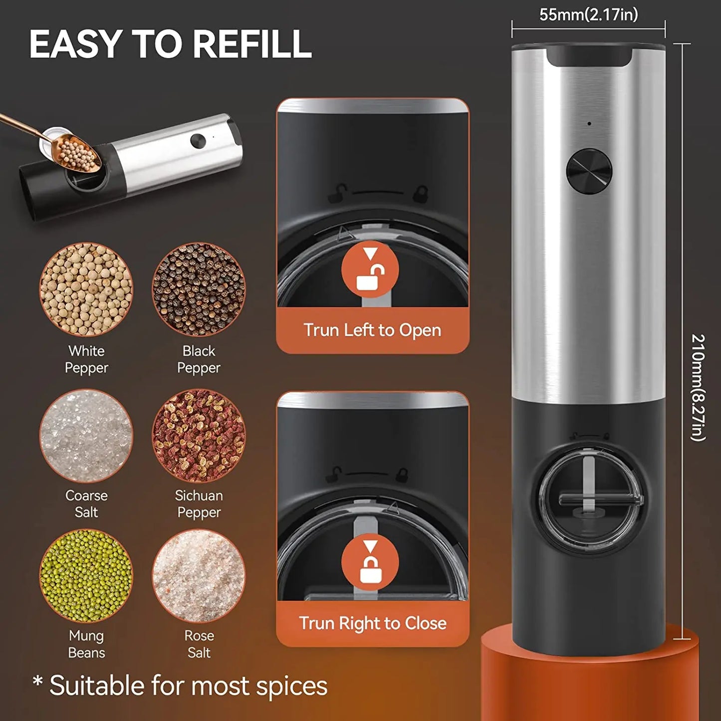 Electric Salt Grinder