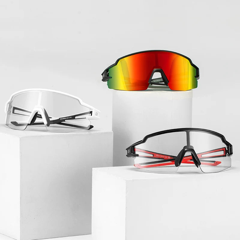 ROCKBROS Photochromic Cycling Sports Glasses