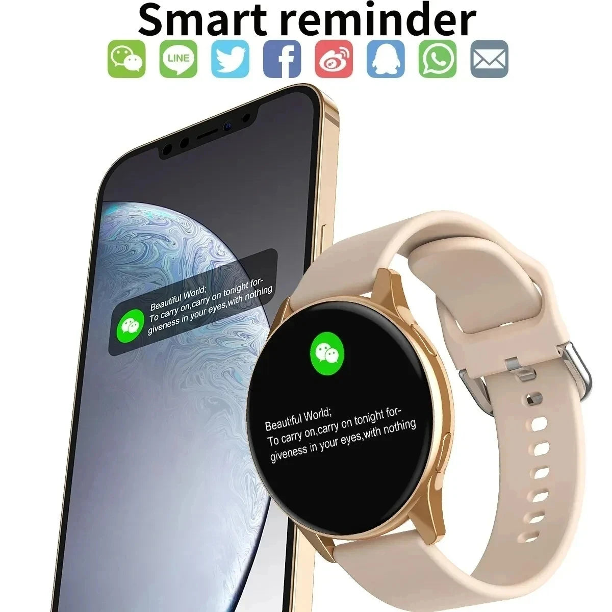 LIGE 2025 Bluetooth Smartwatch with Charging