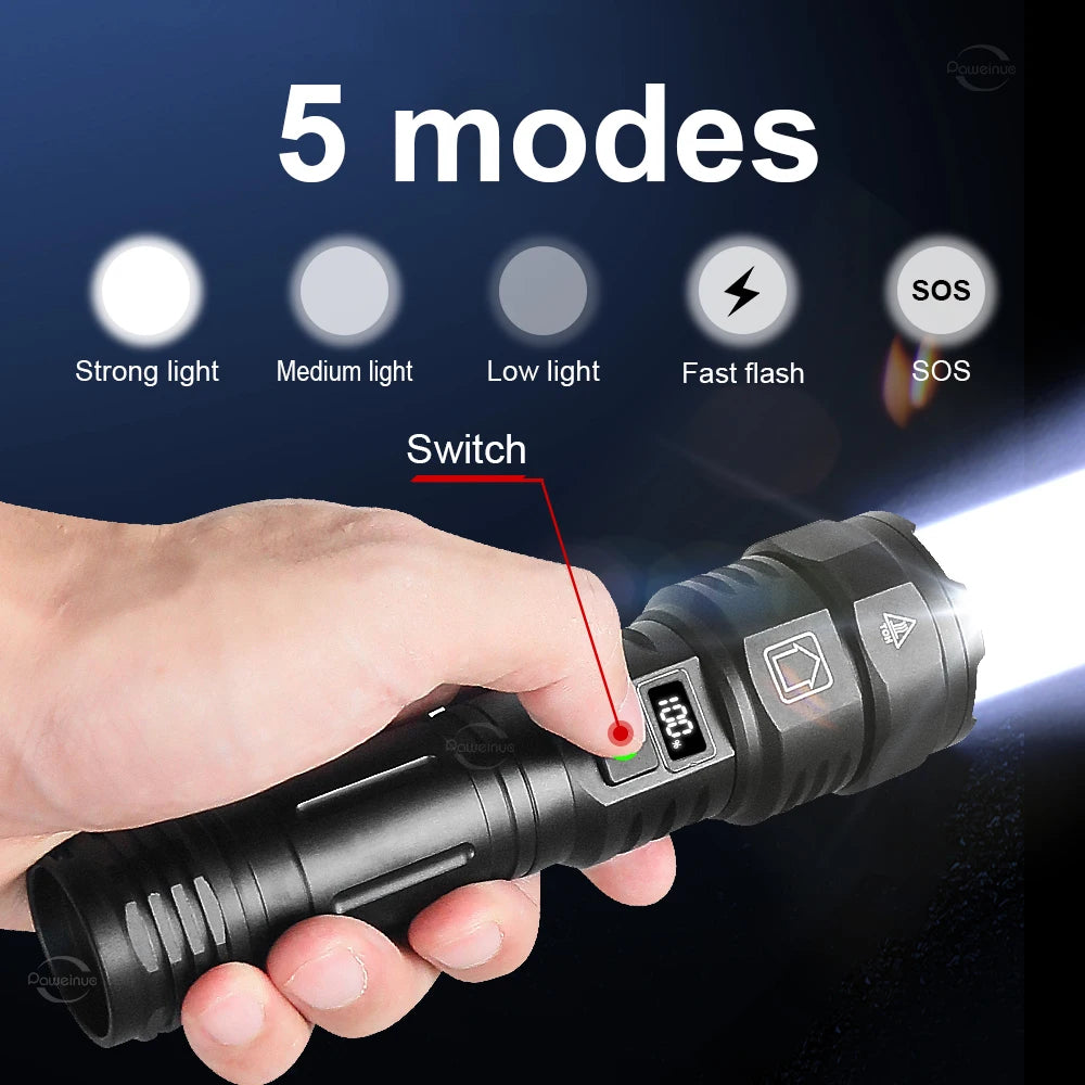 Rechargeable LED Flashlight