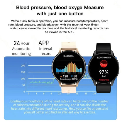 LIGE 2025 Bluetooth Smartwatch with Charging