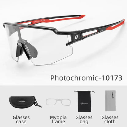 ROCKBROS Photochromic Cycling Sports Glasses
