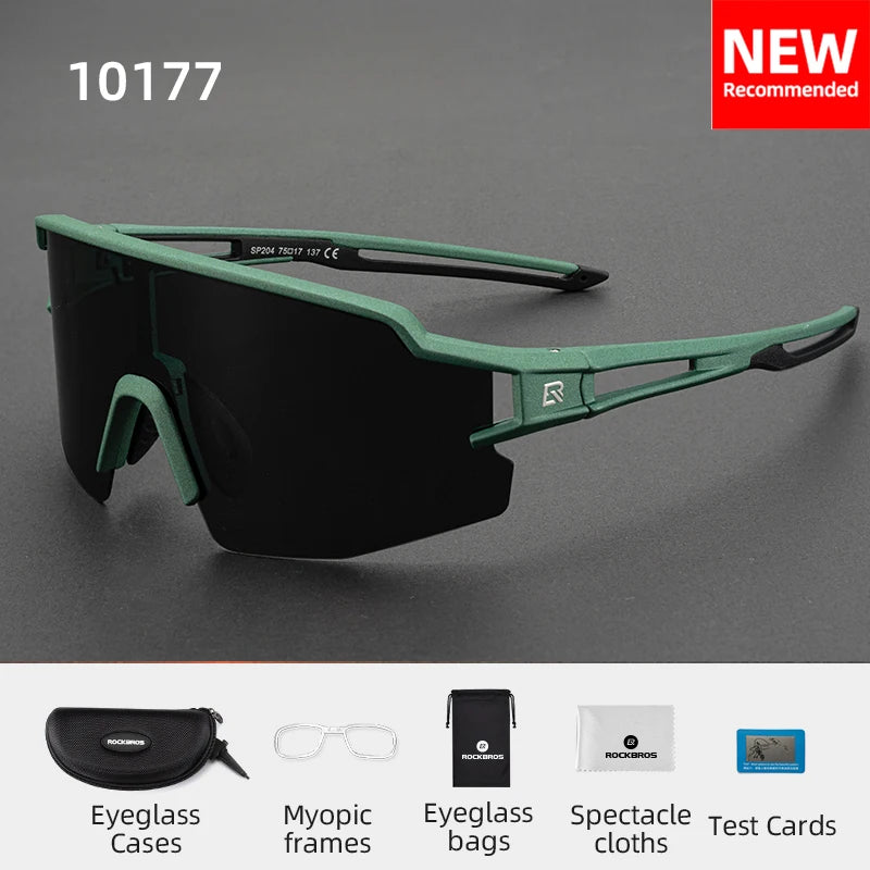 ROCKBROS Photochromic Cycling Sports Glasses