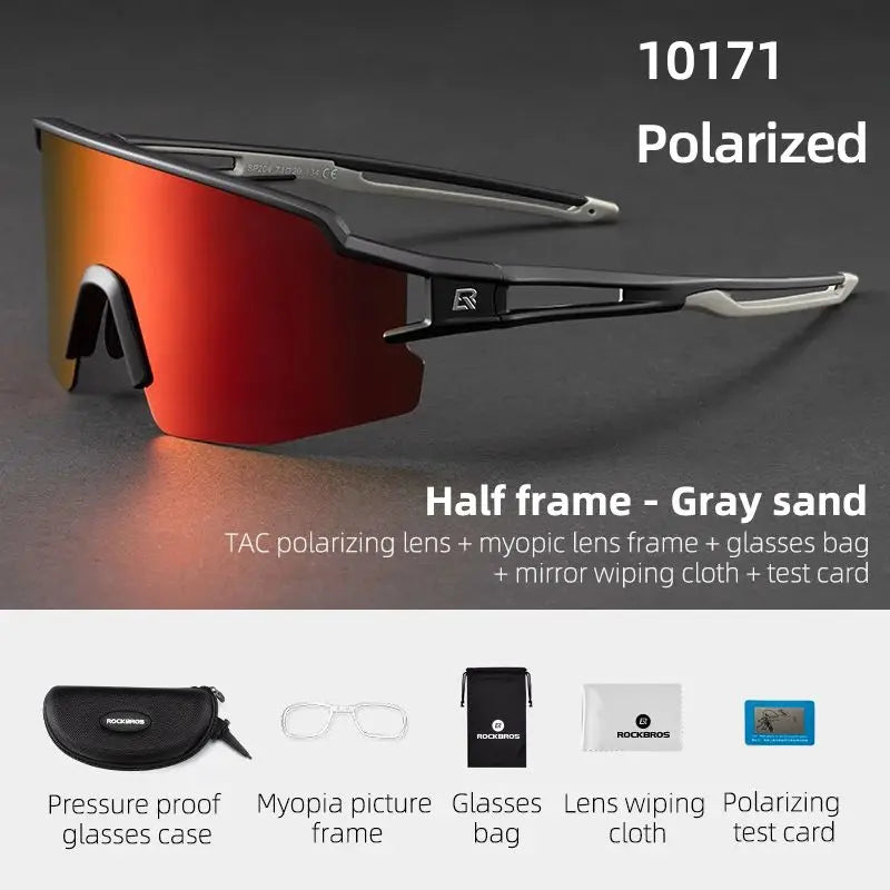 ROCKBROS Photochromic Cycling Sports Glasses